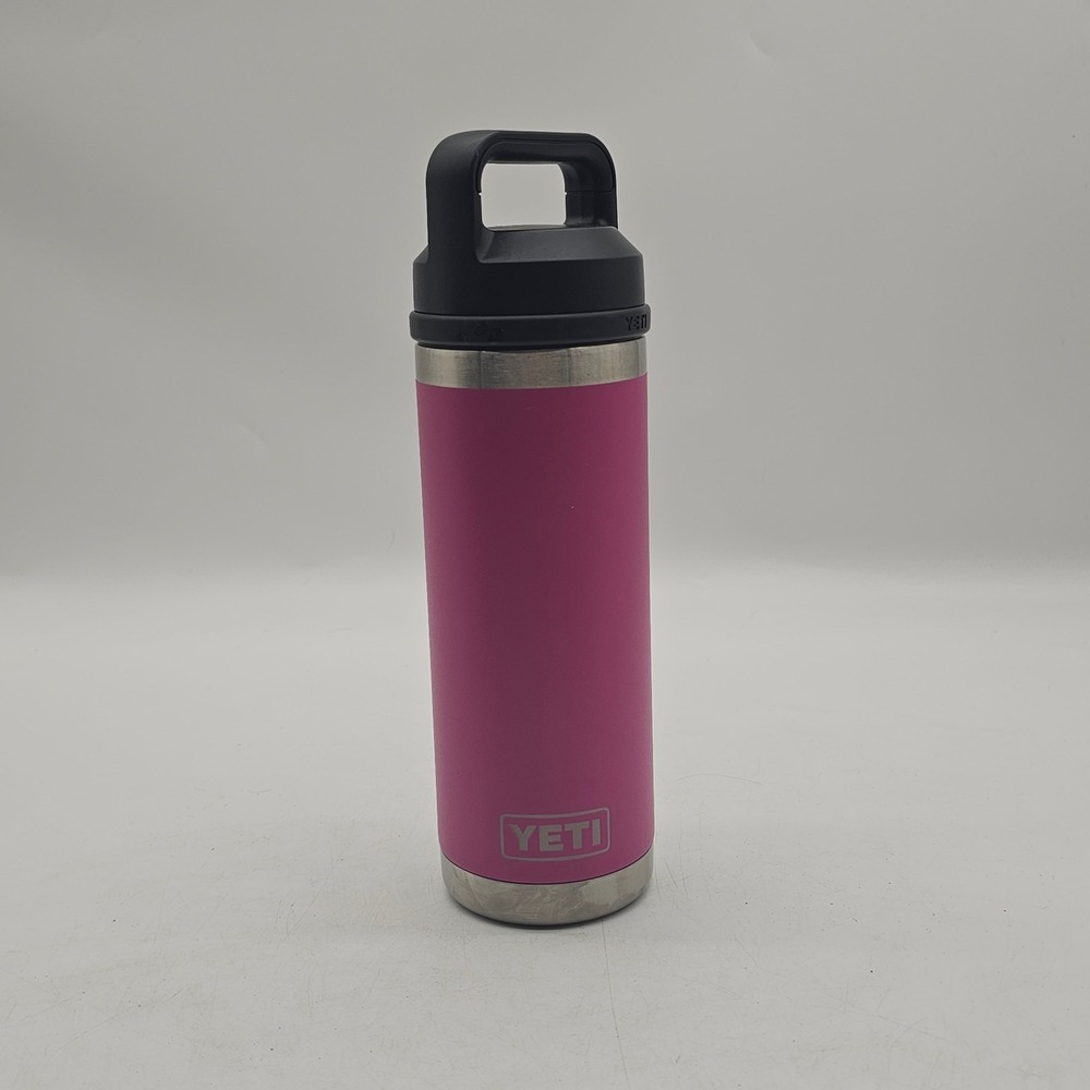 YETI Rambler Bottle 18 oz Prickly Pear Pink - Retired Rare Chug Cap Hot Pink